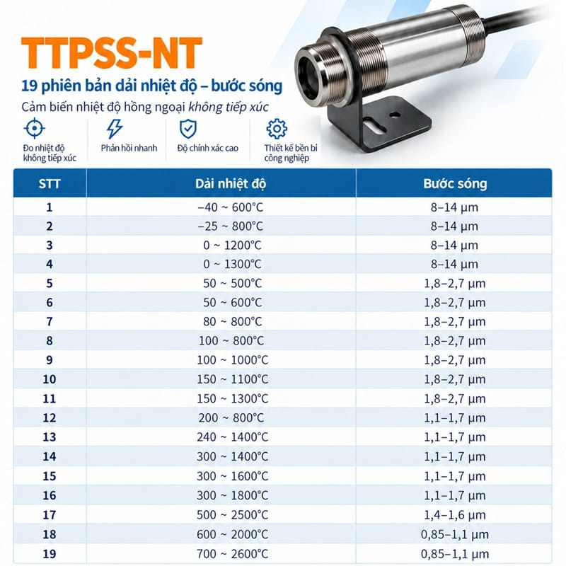 cảm biến hồng ngoại TTPSS-NT